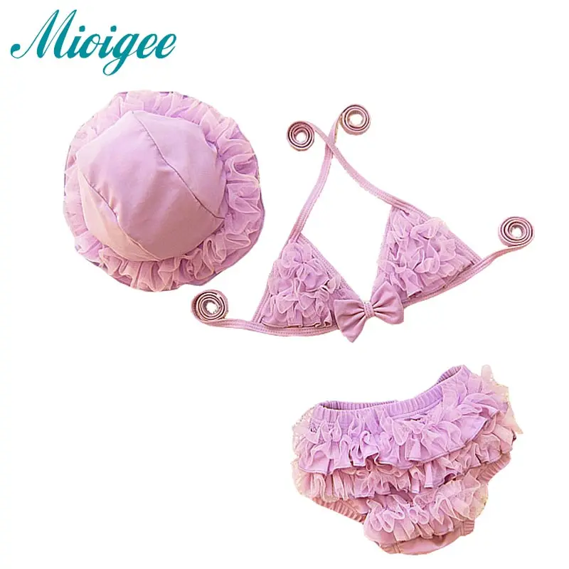 Купальник для девочек комплект из 3 предметов|baby swimwear|swimwear babybaby swimwear girls |