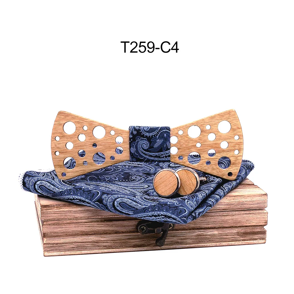 Европейский и американский модный галстук-бабочка деревянный Вишневый Деревянный костюмная галстук-бабочка деревянный галстук качества