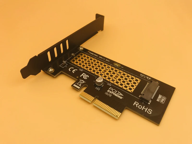 Переходник PCIE на M2 Raiser M.2 NVMe SSD NGFF PCI E X4 адаптер M ключ интерфейсная карта поддержка