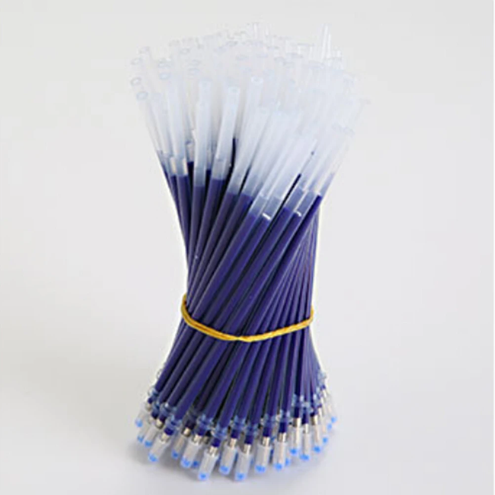 

Peerless 20Pcs/Lot Neutral Pen Black Blue Red Bullet Refill 0.5mm Neutral Ink Gel Pen Refill Pens For Writing School Supplies