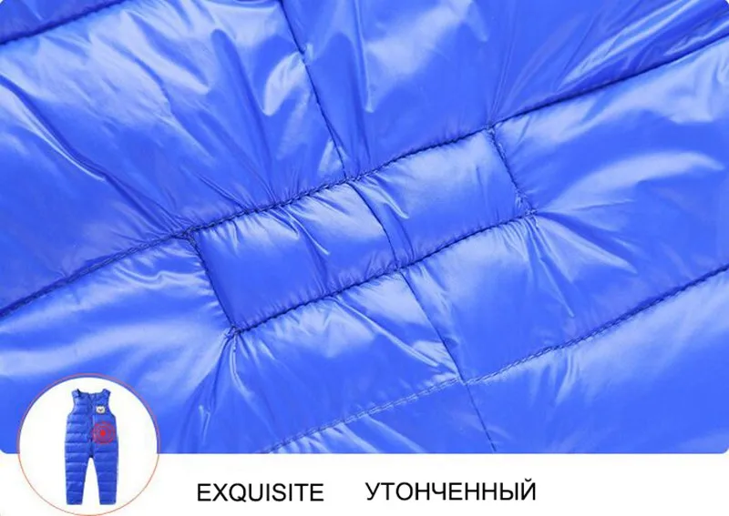 COOTELILI Cotton Winter Overalls Padded Outdoor Romper Pants High Quality Baby Girls Boys Jumpsuit Kids Clothes  90-110cm  (11)