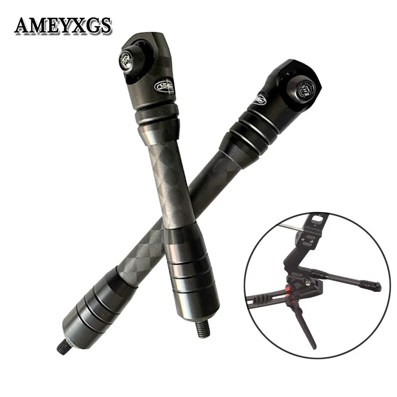 

Archery Bow Stabilizers Pure Carbon Fit For Compound Bow Damper Stabilizer Camping Practicing Shooting Hunting Bow Accessories