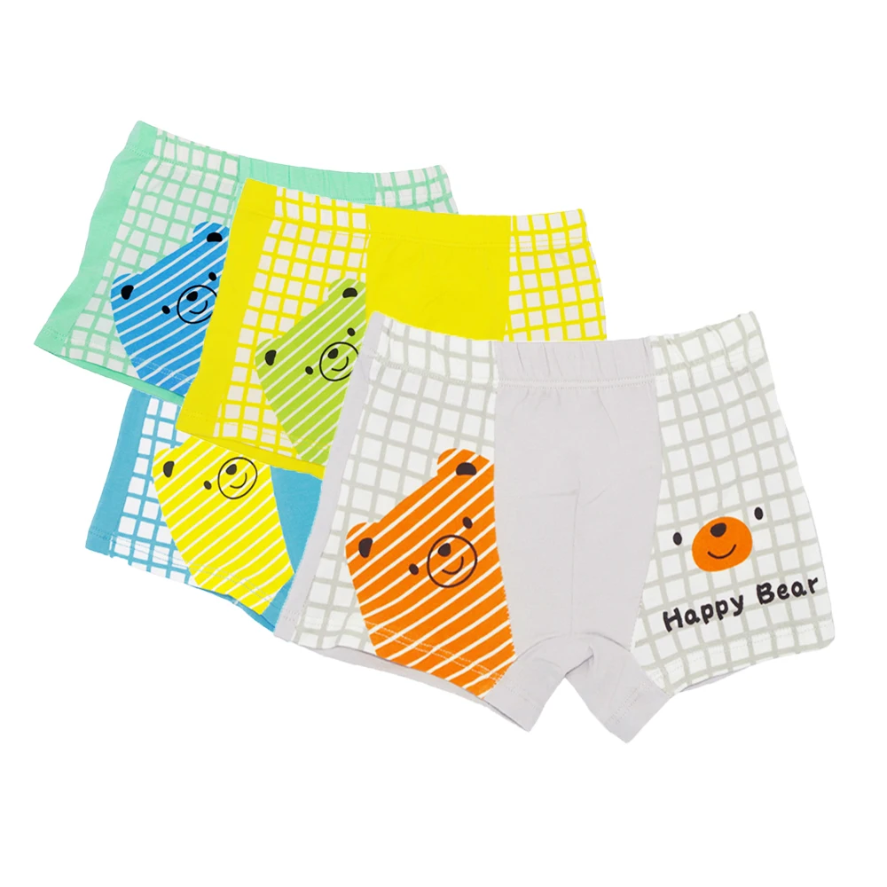 4 Pairs Girls Boxer Shorts Knickers Briefs 100/% Cotton Pants Childrens Underwear