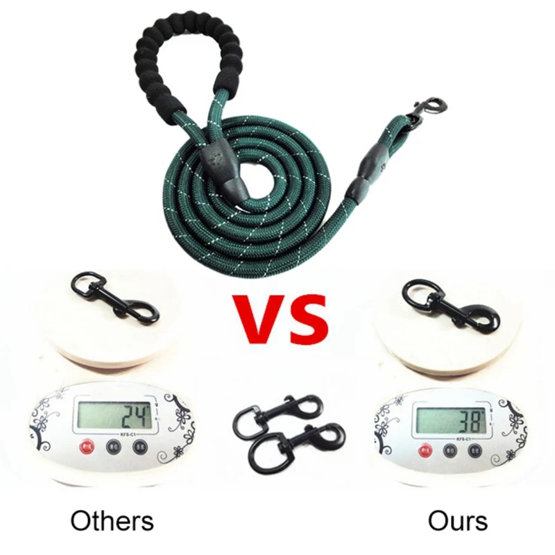 

Pet Dog Durable Leash Reflective Nylon Leash for Small Medium Big Dog 3/5M Soft Handle Rope Belt Puppy Outdoor Walking Products