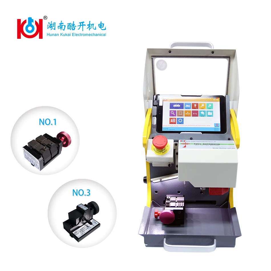 

SEC-E9 Full Automatic Key Cutting Machine With Six Clamps Cut Car,House,Tubular,Dimple,Ford And LDV Keys Smart Locksmith Tools