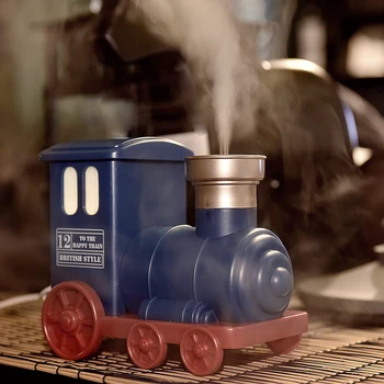 

Mini Train Toy Air Humidifier USB Ultrasonic Air Humidifier Aromatherapy Essential Oil Diffuser Mist Maker for Home Office