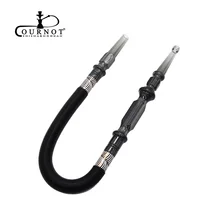 FDA пластиковый 1 шт шланг для кальяна процесс черный и зеленый шланг для кальяна всего 1,8 м длина аксессуары для кальяна