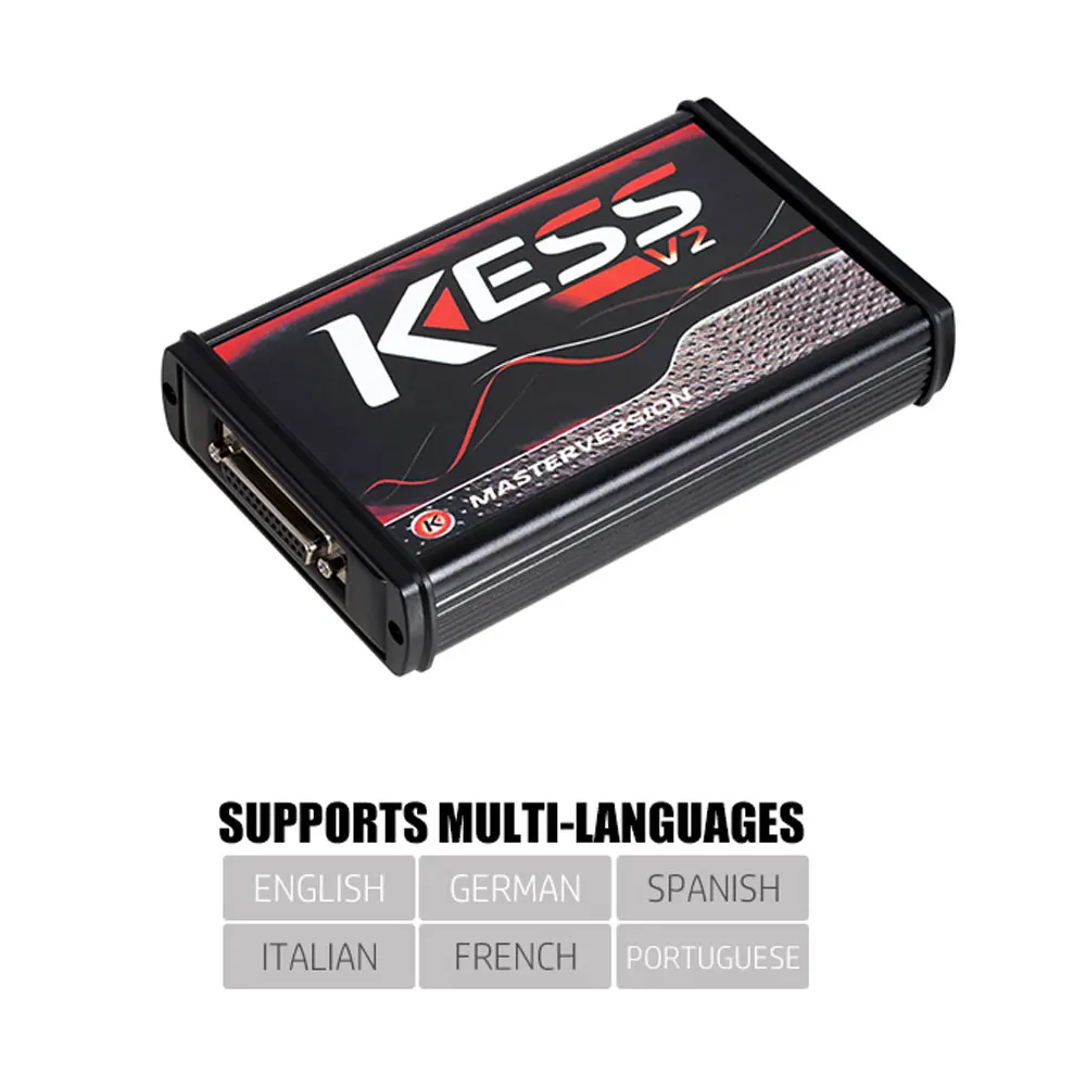 Онлайн версия 2019 Kess V2 V5.017 V2.47 мастер ЭКЮ программист 4 светодиодный красный EU KTAG