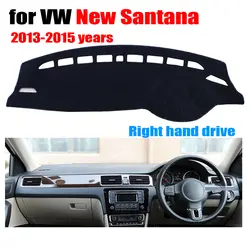 Приборной панели автомобиля Чехлы для Volkswagen VW New Santana 2013-2015 правым dashmat Pad Даш крышки приборной панели аксессуары