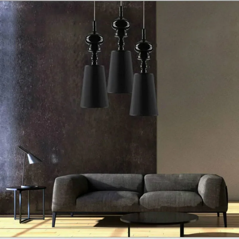 Подвесные светильники FANHHUI для столовой, современная простота, европейский стиль, декоративная лампа для гостиной, освещение для кабинета, E27 держатель