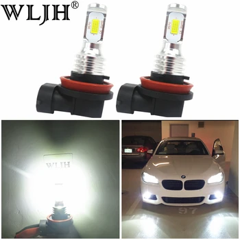 

WLJH 2x Canbus 12V 24V H8 Led Bulb Fog Lamp Bulb H8 Light For BMW E39 E46 E60 E70 E72 E90 E92 E93 E81 E82 E84 F10 F15 F20 F25