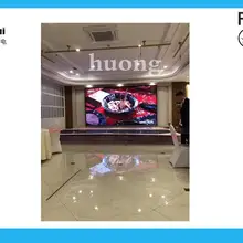 P4 Крытый светодиодный дисплей фиксированная установка led видео стена для рекламы светодиодный дисплей