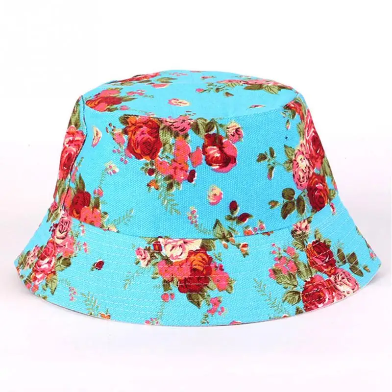Buy Women Summer New Stylish Floral Print Canvas Sun