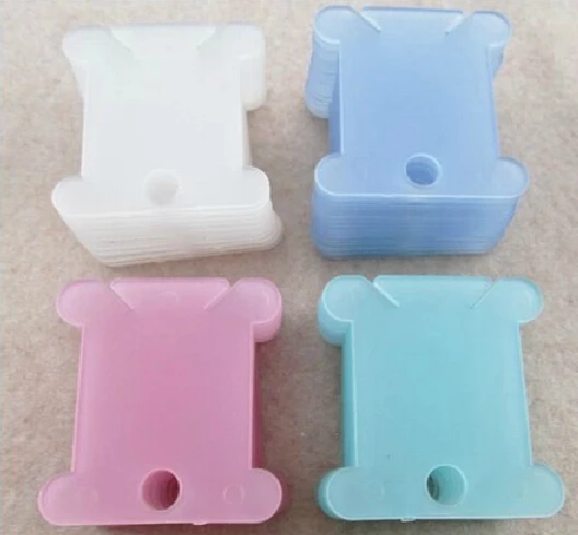 

cross stitch tools embroidery kits Floss Thread Bobbin plastic threading board card Floss winding coiling spool