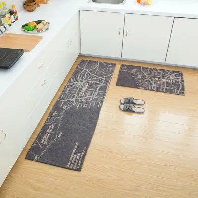 

New Blended Kitchen Mat Home Entrance/Hallway Doormat Anti-Slip Bathroom Carpet Absorb Water Kitchen Carpet/Rug Free combination