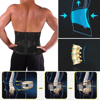 2019 Waist Elastic Adjustable Belts For Women Men Orthopedic Posture Corrector Brace Waist Back Lumbar Support Belts Corsets