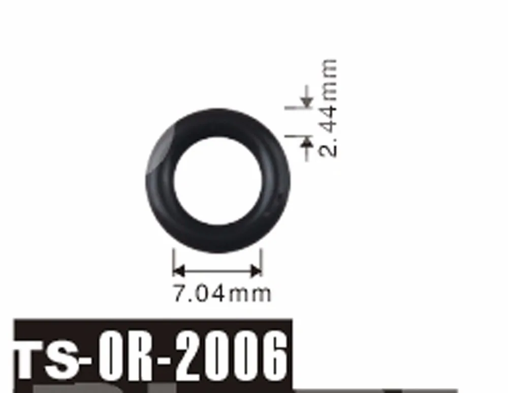 

free shipping Tenso 7.04x2.44 mm For Honda Car Fuel Injector Viton O'Rings ORings O Rings O-Rings TS2006