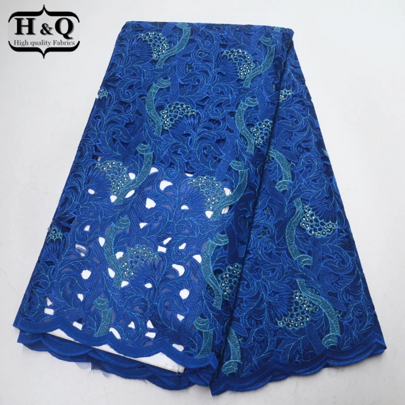 

Latest arrival Swiss voile lace Embroidery and Stones 5 yards/pcs African lace fabric Mesh Lace fabric High quality for Wedding