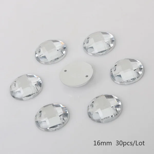 16MM 30PCS Clear