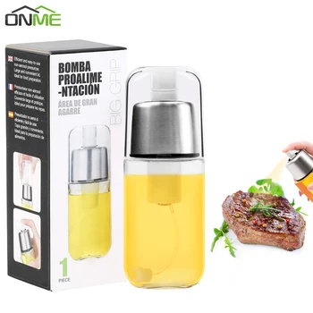 

Onme Glass Olive Oil Sprayer Oil Spray Empty Bottle Vinegar Bottle Oil Dispenser for Cooking Salad BBQ Kitchen Baking