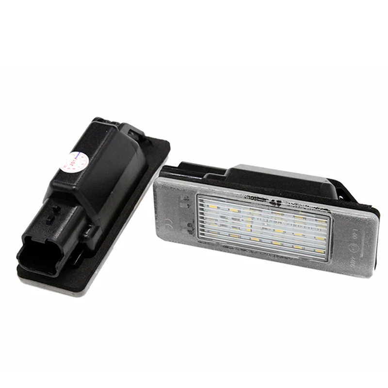 2 шт./компл. SUNKIA светодиодная подсветка номерного знака для Peugeot 106 1007 207 308 3008 406 508