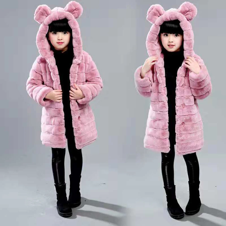 

New Baby Girl Winter Clothes Outwear Coats Designed For Russian Winter Baby Girls Coats Girls Clothes Warm Parkas 2 Colors