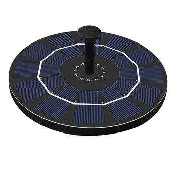 

Floating Solar Garden Fountain 180L / H Submersible Brushless Water Pump Bird Bath Garden Pond Watering Decor 14500 Battery