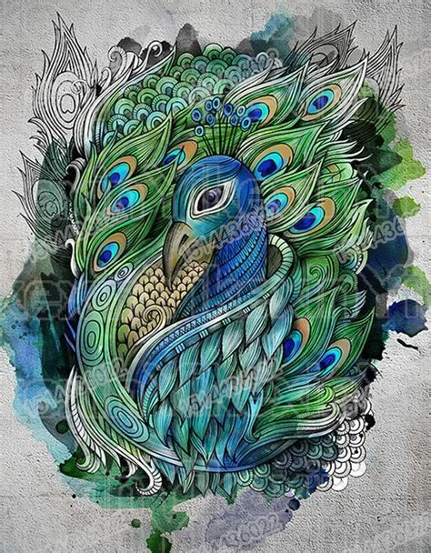 

5D diy diamond Painting Peacock diamond embroidery animal round drills Needlework diamond picture home decor canvas gift