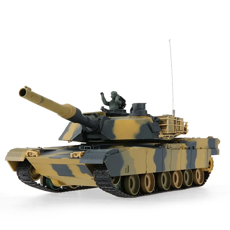 HENG LONG 3816 1/24 США M1A2 Abrams Airsoft Боевой танковая RC Танк с программирования Функция 320