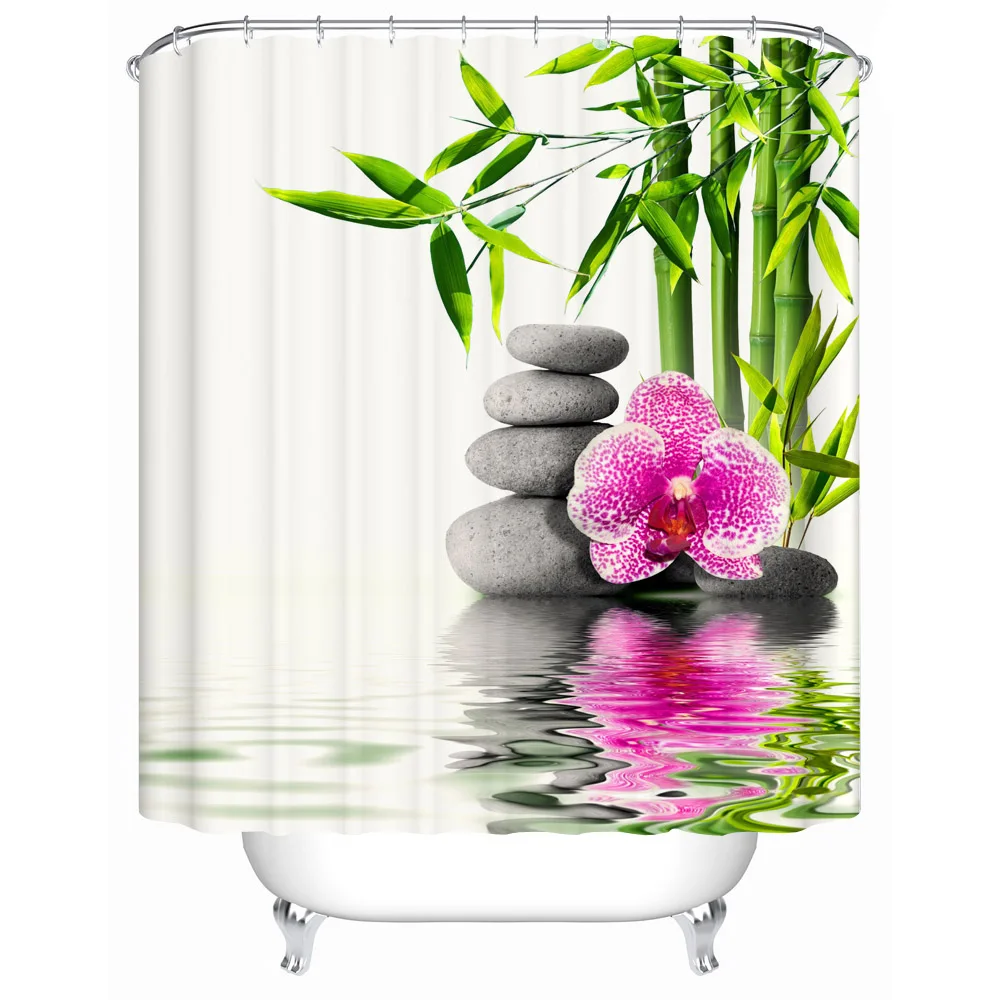 Chinese style Shower Curtains Bathroom Curtain Quality Practical