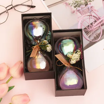 

Originality Dried Flowers Gift Box Hourglass Lover Boxing Gifts For Girls Gift Student Desktop Decoration Arts And Crafts
