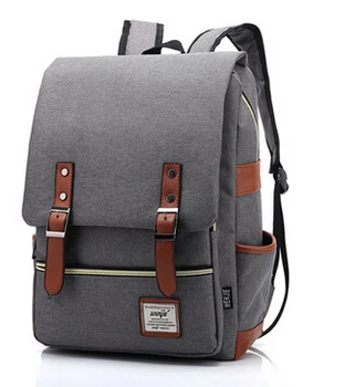 

Men and Women Vintage Casual Canvas Backpack Travel Bag School Fashion Preppy Laptop Backpacks Girl Youth Bag