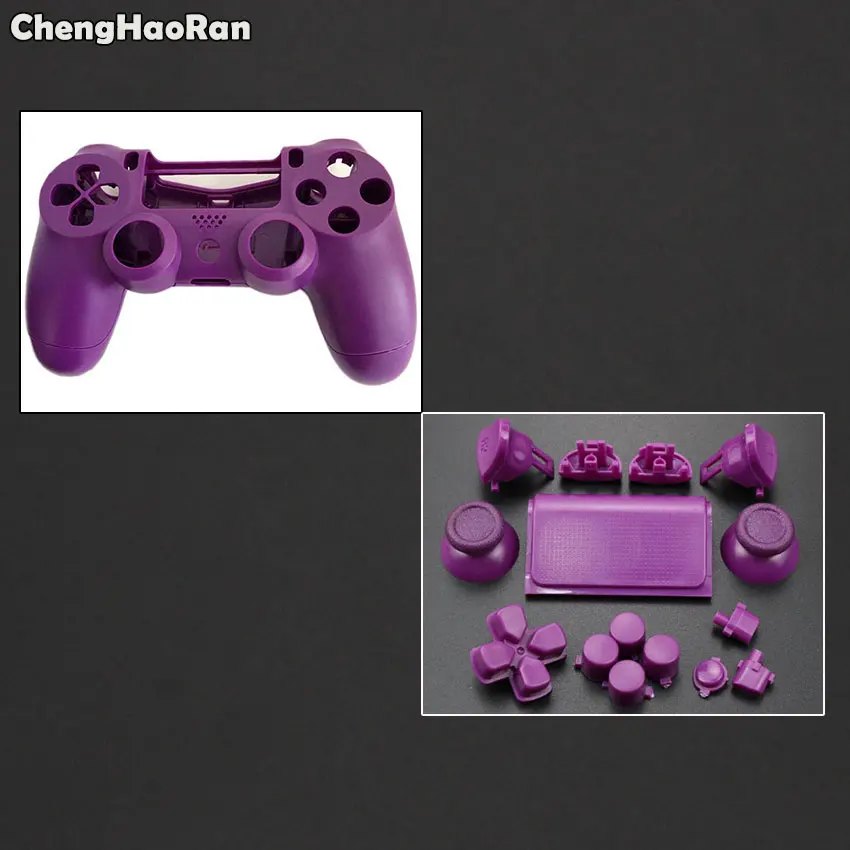 ChengHaoRan для sony PS4 Pro 4,0 контроллер JDS-040 JDM-040 крышка Передняя Задняя жесткая верхняя оболочка чехол с кнопка ABXY набор