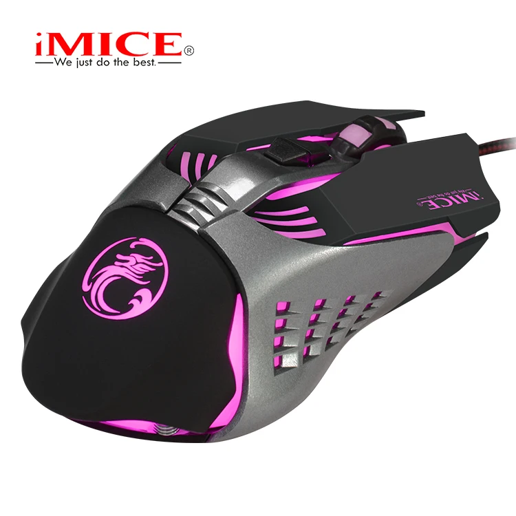 iMice Wired Gaming Mouse USB PC Mice Gamer 7 Buttons Optical Ergonomic