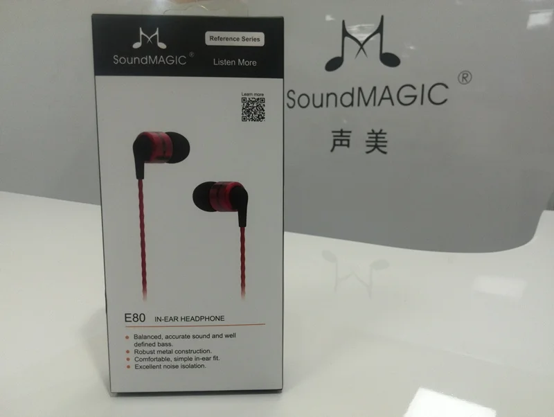 Soundmagic E80 HiFi наушники вкладыши супер бас идеальный звук наушники полностью металлические наушники сильный бас чистый голос