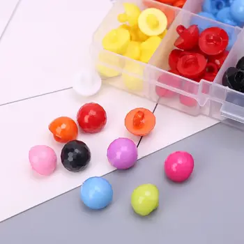 

100pcs 11.5mm Round Mushroom Domed Shank Buttons Sewing Scrapbooking Children's handmade toys Craft DIY Accessories