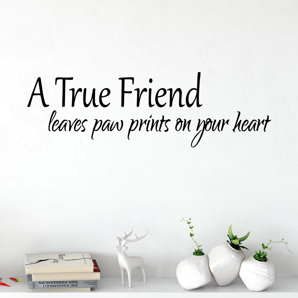

Cartoon friend quotes Vinyl Decals Wall Stickers For Kids Rooms Diy Home Decoration Background Wall Art Decal