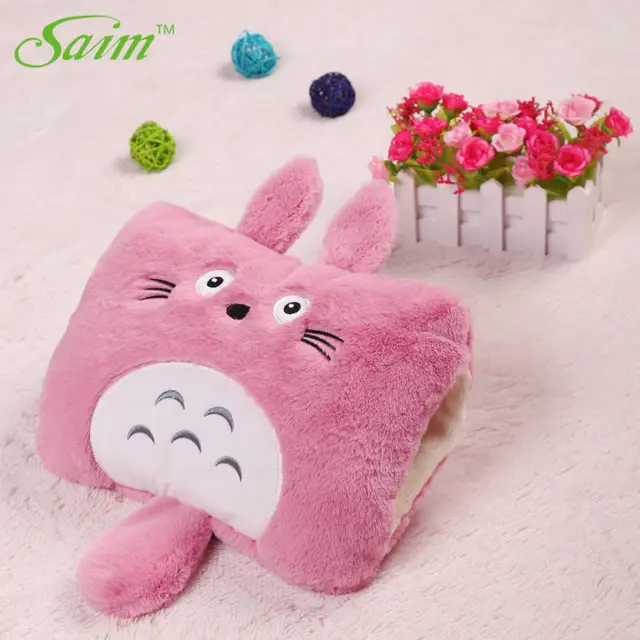 Saim Cute Totoro Hot Water Bottle Charging Bag Cat Plush Saim Cute Totoro Hot Water Bottle Charging Bag Cat Plush Hand Warmer Electric Heating