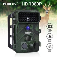 BOBLOV CT005 16MP 1080P Hunting Trail Camera 42pcs IR Leds 940nm 0.5S Trigger Time IP66 Waterproof Night Vision Wildlife Camera