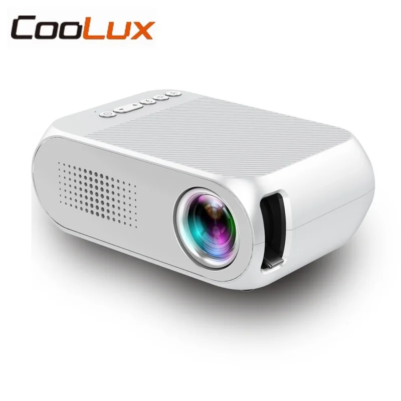 Coolux YG-320 Portable LED LCD Projector 400-600 Lumens Support 1080P HDMI Home Theater Projector цена Coolux YG-320 Portable LED LCD Projector 400-600 Lumens Support 1080P HDMI Home Theater Projector цены онлайн