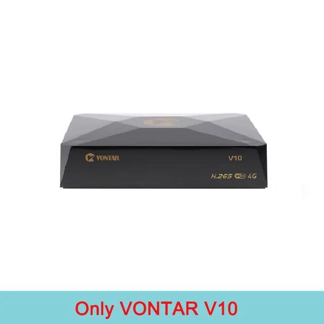 VONTAR V10 tv BOX H.265 DVB-S2 8PSK цифровой спутниковый ресивер Поддержка cline Stalker Xtream Испания Португалия TP список телеприставка - Цвет: Only V10