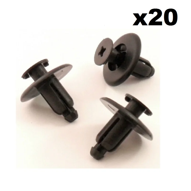 

20x 6.5-7mm Motorbike Fairing Panel Plastic Trim Clips-For Honda Yamaha Suzuki