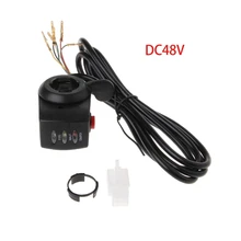 E-электровелосипед ускорение большим пальцем 24 V 36 V 48 V палец ускорение большим пальцем Байк, способный преодолевать Броды Скорость дроссели Запчасти для электровелосипедов