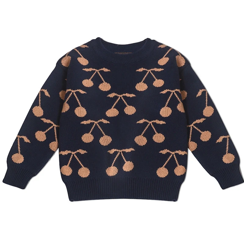Childrens Vintage Skiing Skier Silhouette Sweater Baby Boys Pullover Sweaters