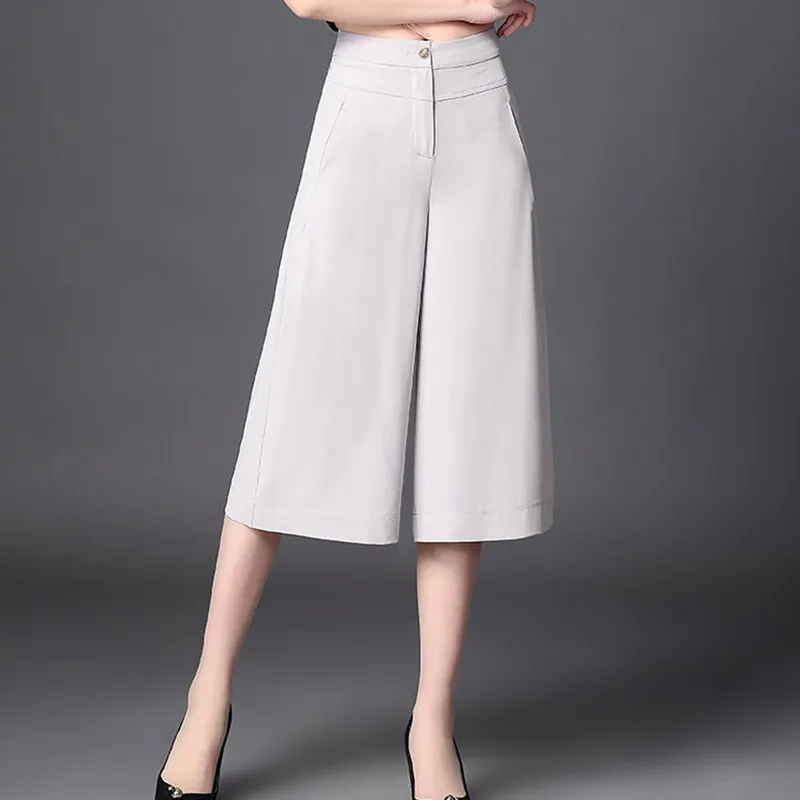 

2019 Summer Cool Plus Size M-4XL 5XL Women Casual Loose Harem Pants Wide Leg Palazzo Culottes Office Trouser Female Clothing