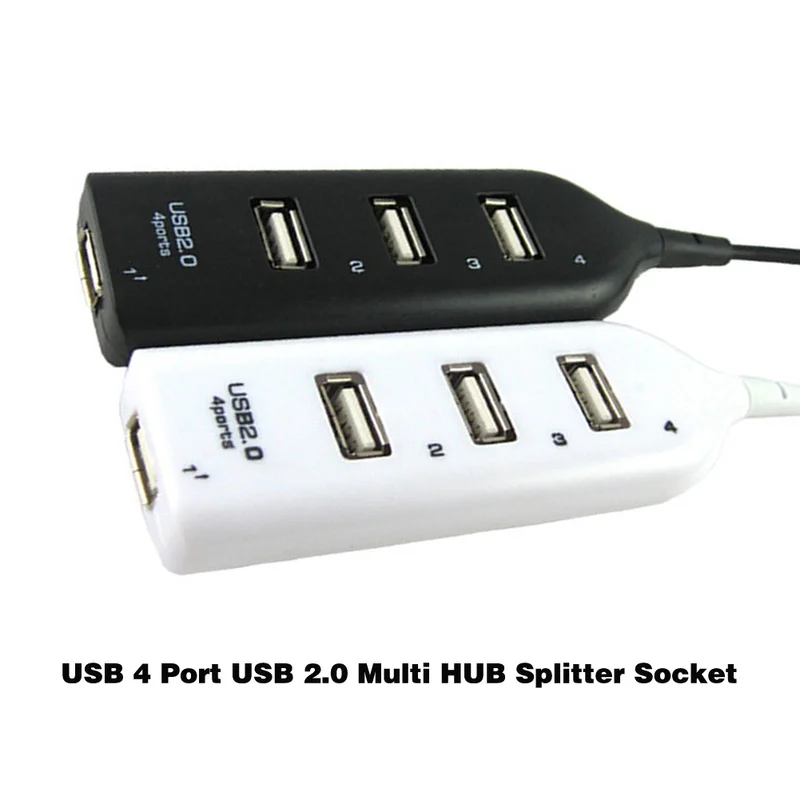 

High Speed Multi USB 4 Port USB 2.0 Multi HUB Splitter Socket Expansion Desktop PC Laptop Adapter Converter Data Charger Cable