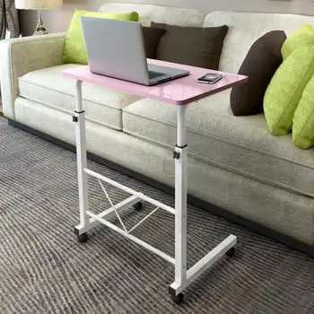 

Notebook computer desk bed learning with household lifting folding mobile bedside table Home Writing Desktop Computer Desk