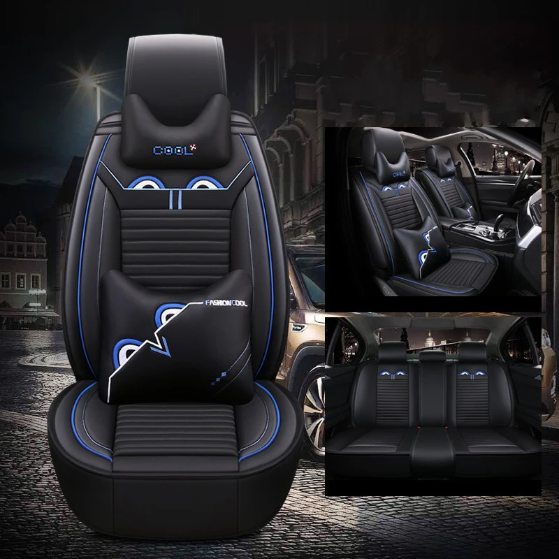 

WLMWL Universal Leather Car seat cover for Dodge all models caliber journey caravan aittitude car styling accessories