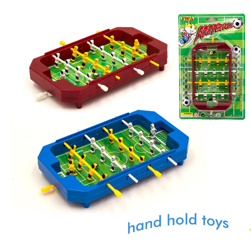 Interseting Hand Hold Football Player Toys Soccer Play Game Toys