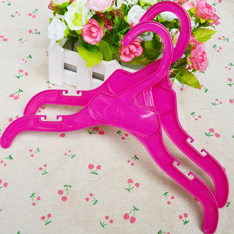 4 PCS/Set Plastic Tough Pet Dog Puppy Cat Clothes Hanger Clothing Rack